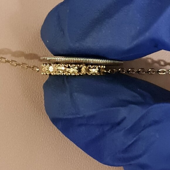 18k Gold Bracelet single clover charm - Part 2 additional pictures - Picture 5 of 15